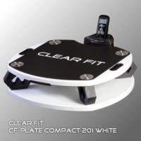 виброплатформа clear fit cf-plate compact 201 white